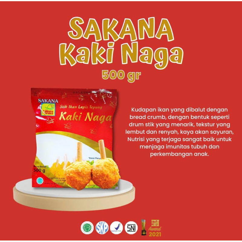 

Sakana Kaki Naga 500 gr