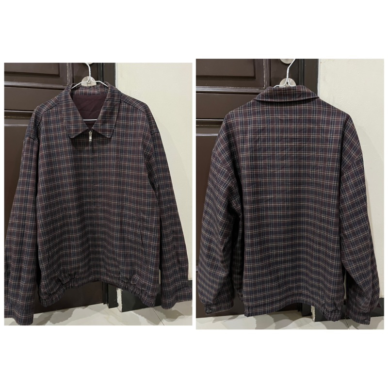 Harrington Jaket Bolak Balik ( Reversible) Parkland. Work jaket. beli 1 dapat 2.