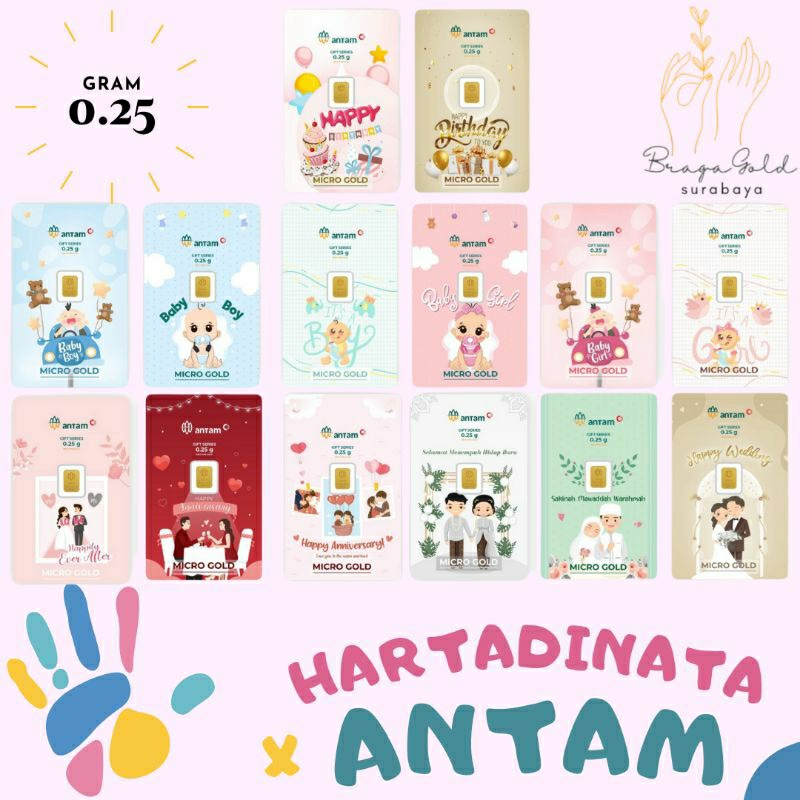 ANTAM Gift Series x Hartadinata 0.25 gram