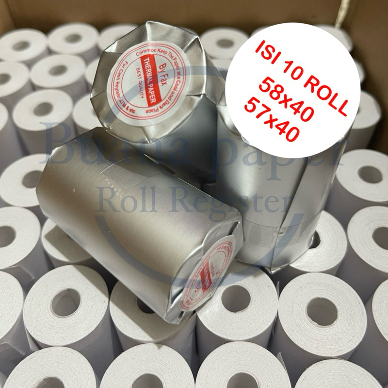 

Thermal 58x40 / 57x40 isi 10roll termurah