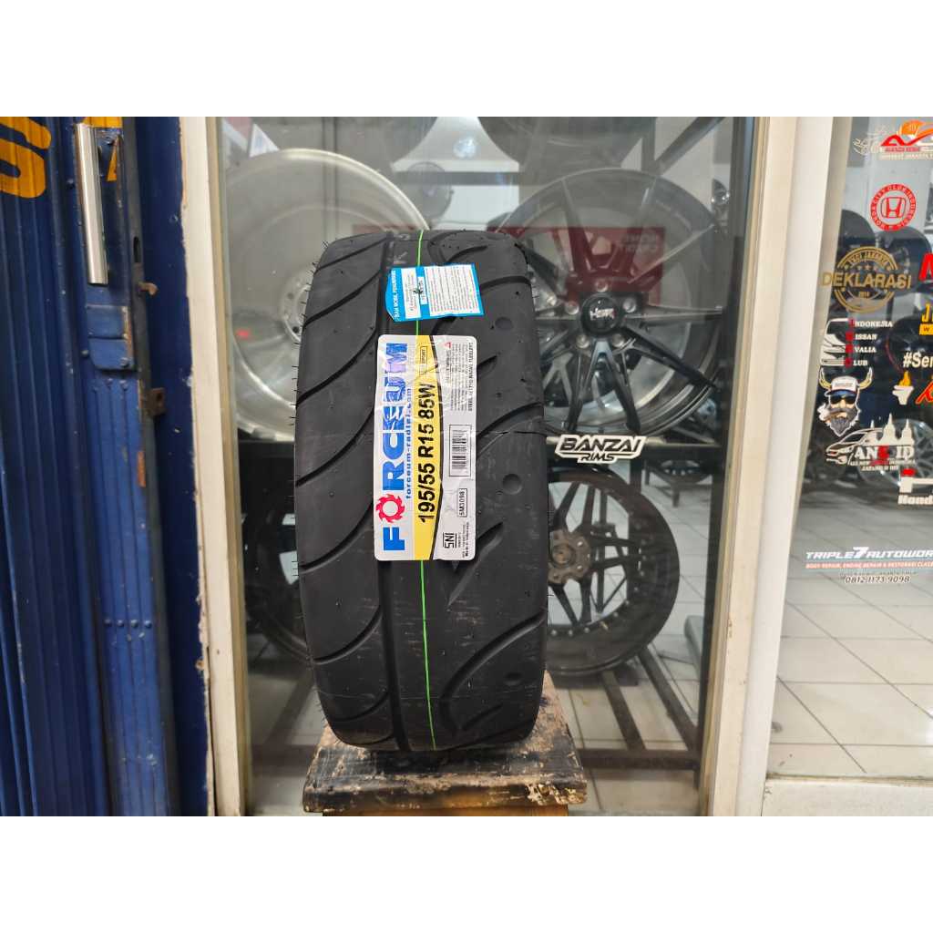 Ban Mobil Ring 15 Merek FORCEUM EXP SPORT 195 55 R15 l Ban Mobil Semi Slick Ring 15