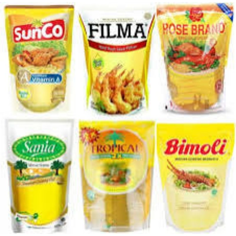 

Minyak Goreng Refill Kemasan 2 Liter Aneka Merk