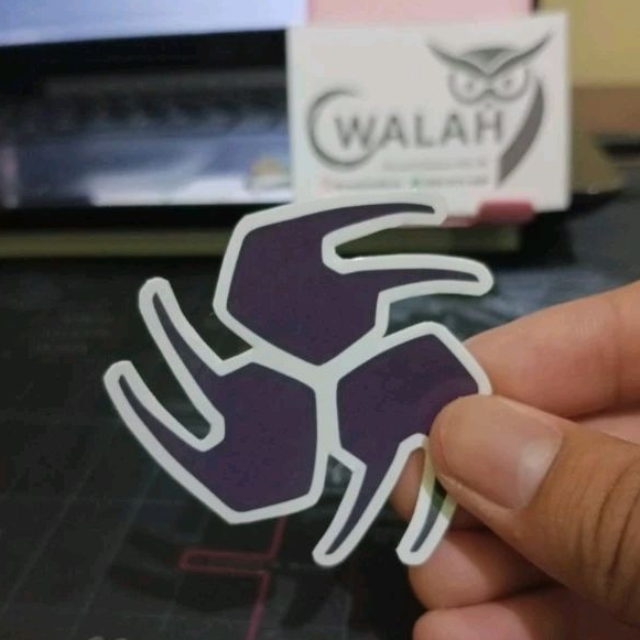 

[Owalah 08] Sticker Logo Kamen Rider Hibiki | Hitam Polos