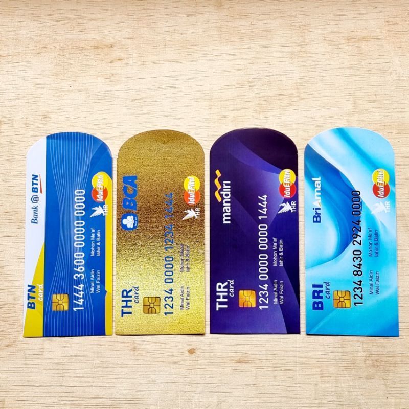 

amplop lebaran atm unik kekiniian isi 10 lembar -100 lembar