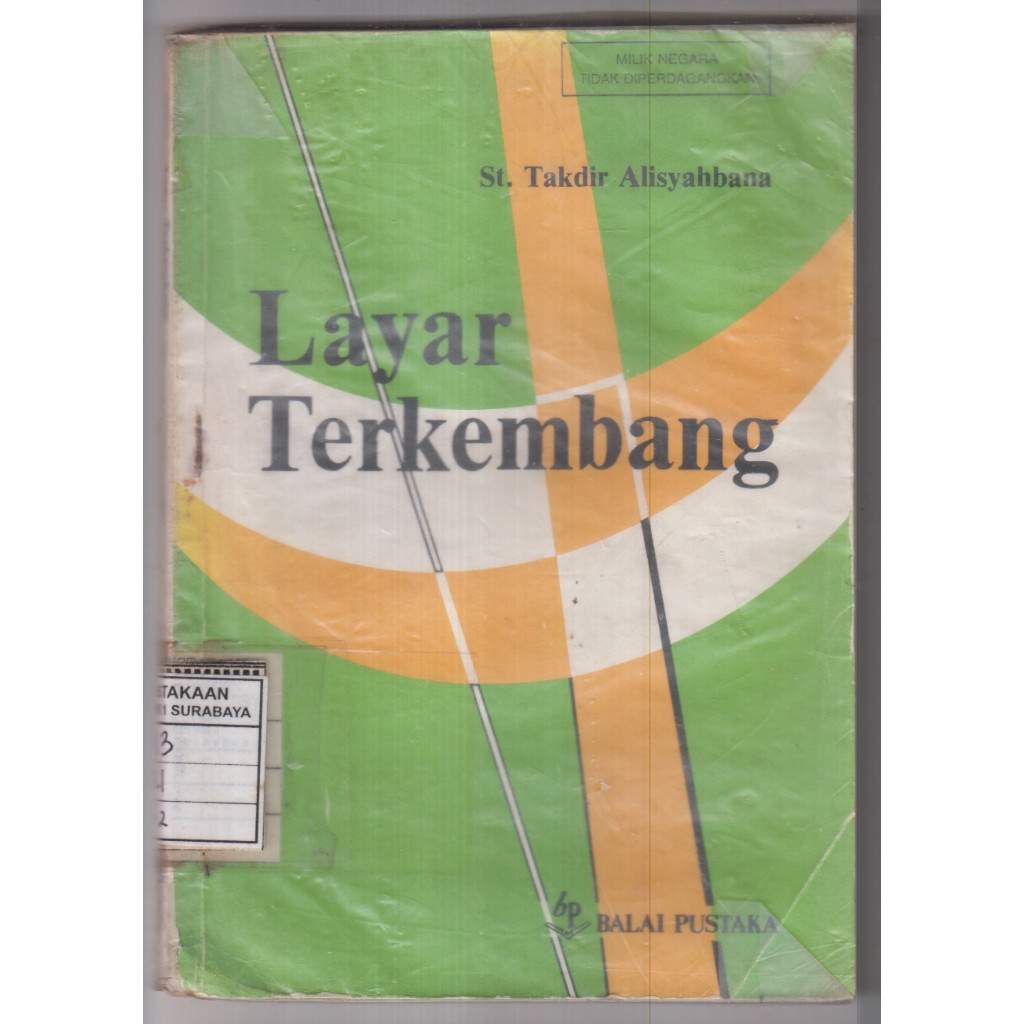 BUKU SUTAN TAKDIR ALISYAHBANA - LAYAR TERKEMBANG