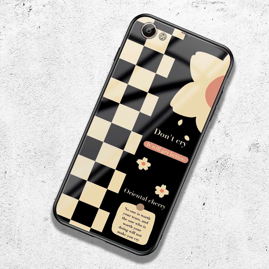 Case Vivo Y65 / Y66 / Y67 - Casing Hp Vivo Y65 / Y66 / Y67 - Motif ( BUNGA ) - Silikon Hp  Vivo Y65 