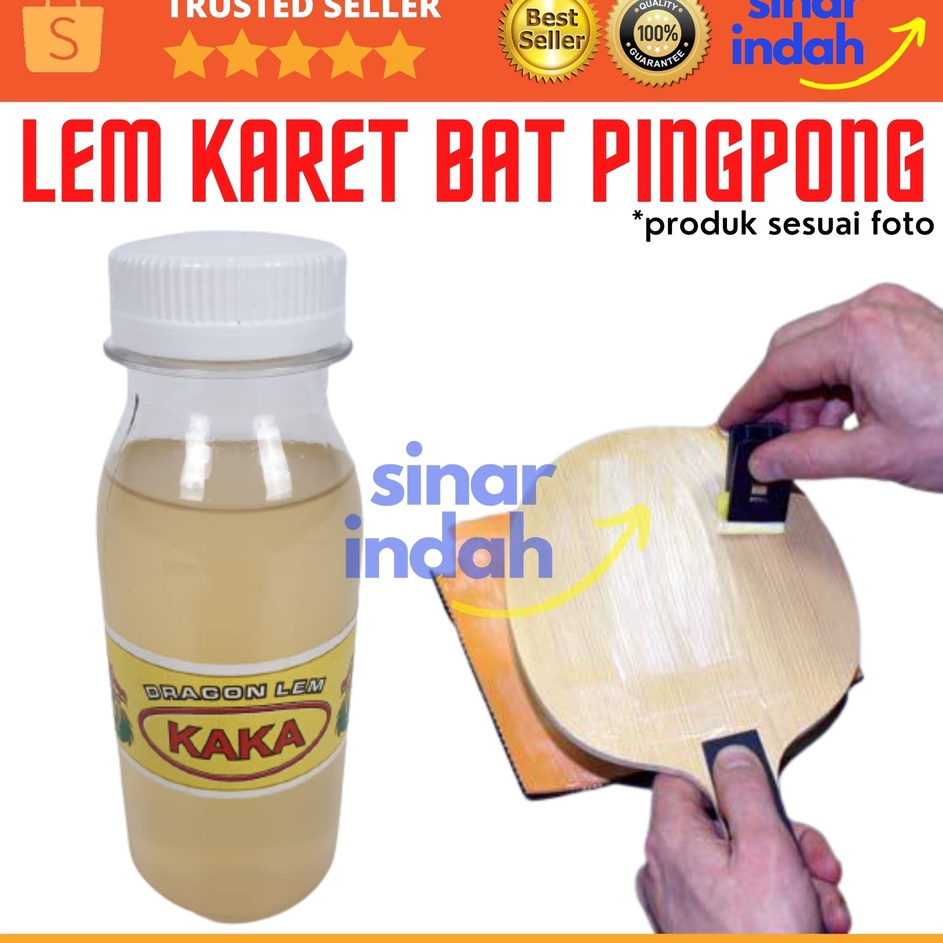 Promo Speed Glue Lem Karet Bet Pingpong Tenis Meja WBG Pingpong Rubber Glue