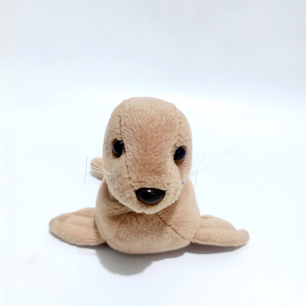 Boneka Singa Laut Anjing Laut Original TY Beannie Babbies Plush