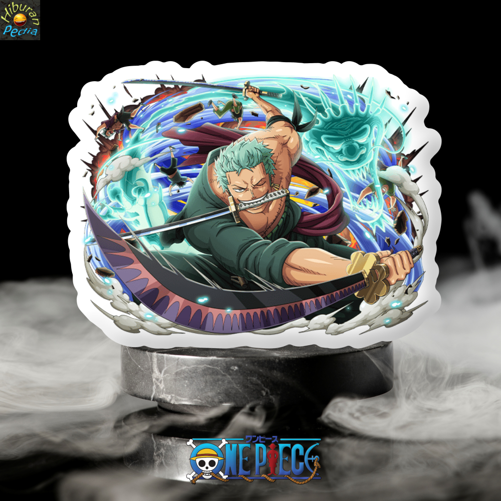 

㊙️ Sticker JAPAN Anime - One Piece - RORONOA ZORO (ロロノア・ゾロ) (SAMURAI SWORDSMAN) Collections - 000 - 025