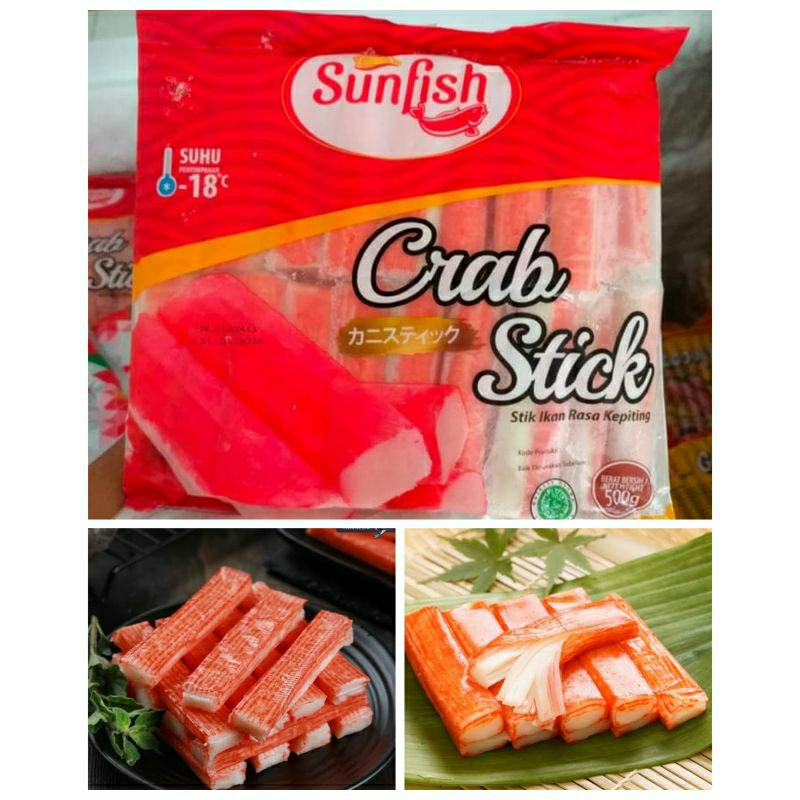 

crabstik sunfish 500gr/sunfish crab stik