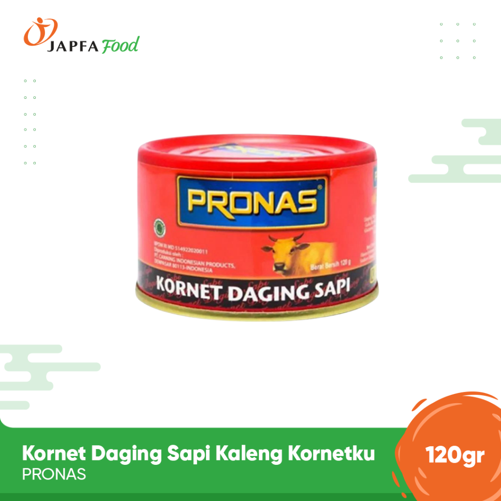 Pronas Kornet Daging Sapi Kaleng 120gr