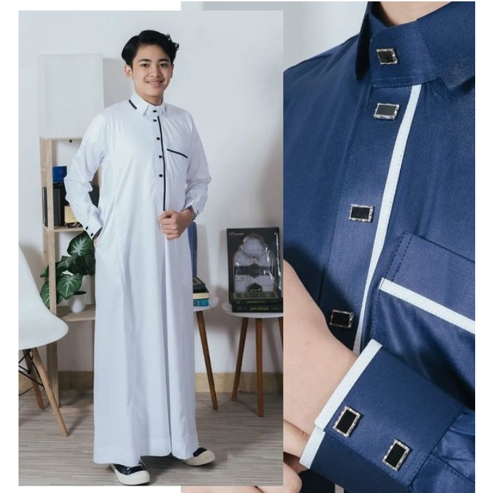 Gamis pria Alharamain Premium Manset (29)