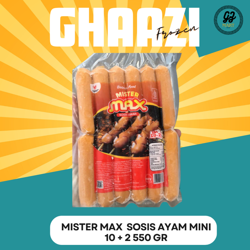 

MISTER MAX SOSIS BAKAR AYAM 500gr