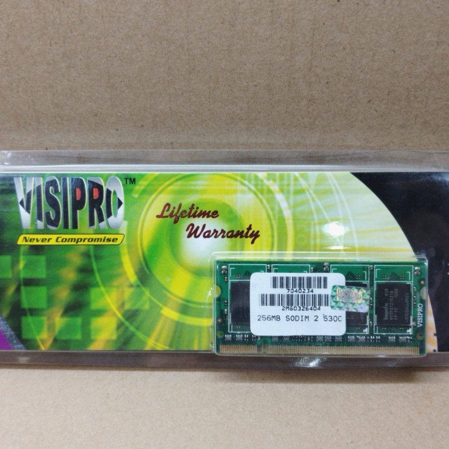 Memorry Sodimm Visipro 256 MB DDR2 PC-5300 For Labtop