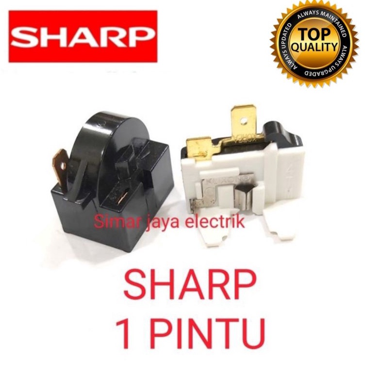 Pr RELAY OVERLOUD KULKAS SHARP 1 PINTU