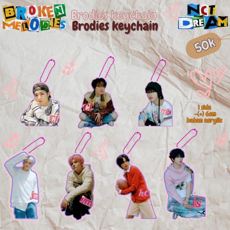 NCT DREAM KEYCHAIN