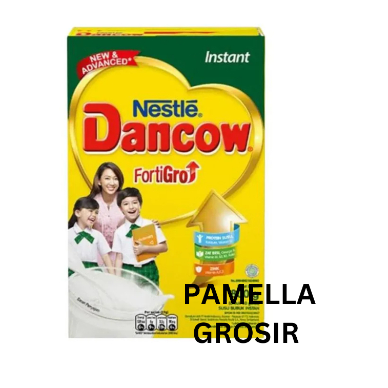 

DANCOW FortiGro Instan | Full Cream 200Gr Susu Pertumbuhan Anak rasa vanila