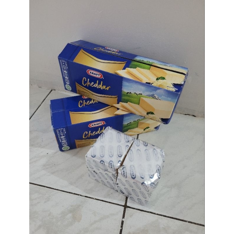 

keju kraft cheddar 1kg repack