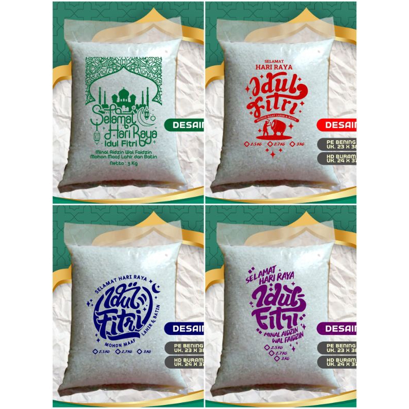 PLASTIK BERAS ZAKAT PLASTIK BERAS 3KG