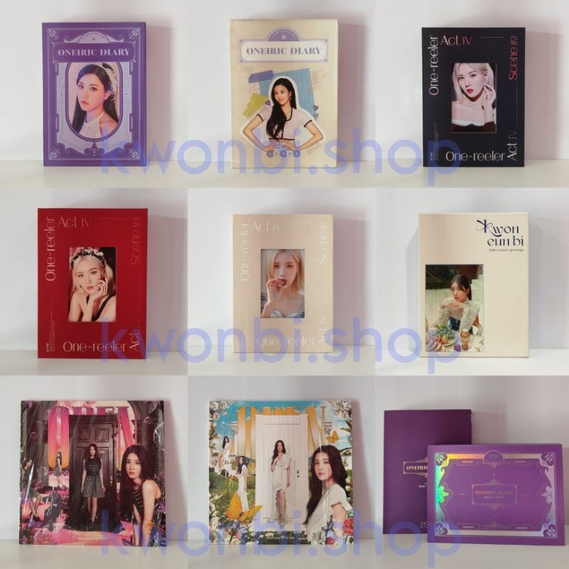ALBUM ONLY IZONE, KWON EUNBI, AESPA, SNSD, RV, EXO, IVE, LESSERAFIM, NEW JEANS
