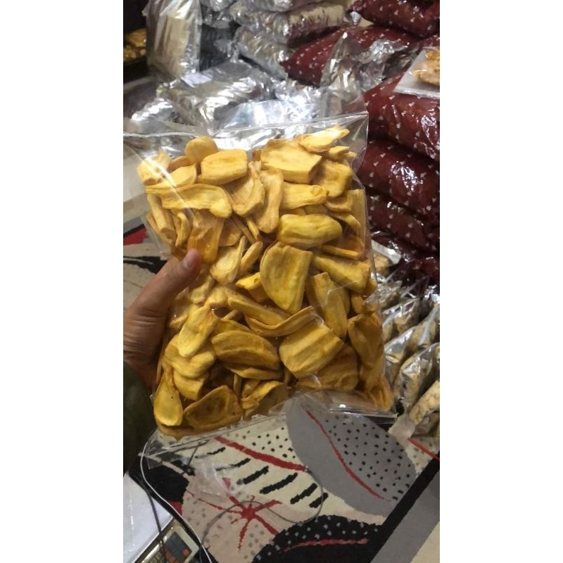 

Keripik Nangka Grade A Kemasan 1kg Mantap