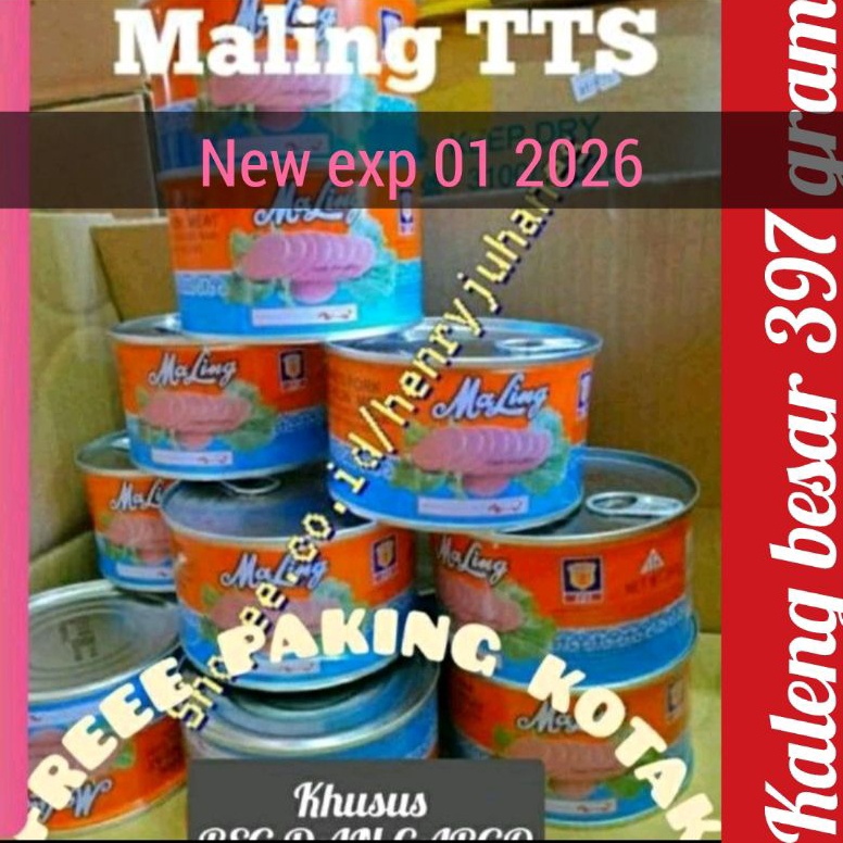 

DGN844 murah 397 MALING TTS CANNED HAM PORK LUNCHEON MEAT maling babi daging babi kaleng ukuran kaleng besar