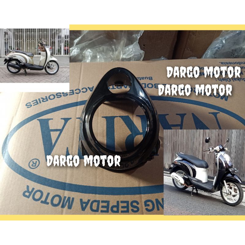 batok belakang scoopy karbu 2010 2011 2012 hitam