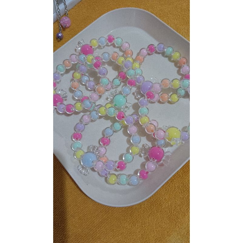 gelang manik jelly anak, gelang manik korea anak