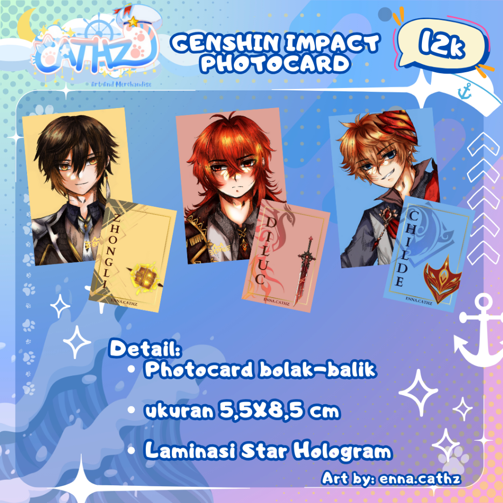 [CATHZ] Genshin Impact PHOTOCARD
