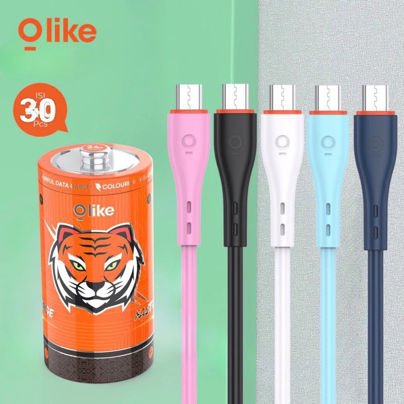 kabel data olike D304M D304L D304C usb micro typeC lightning cable charger fast charging type C 1 to