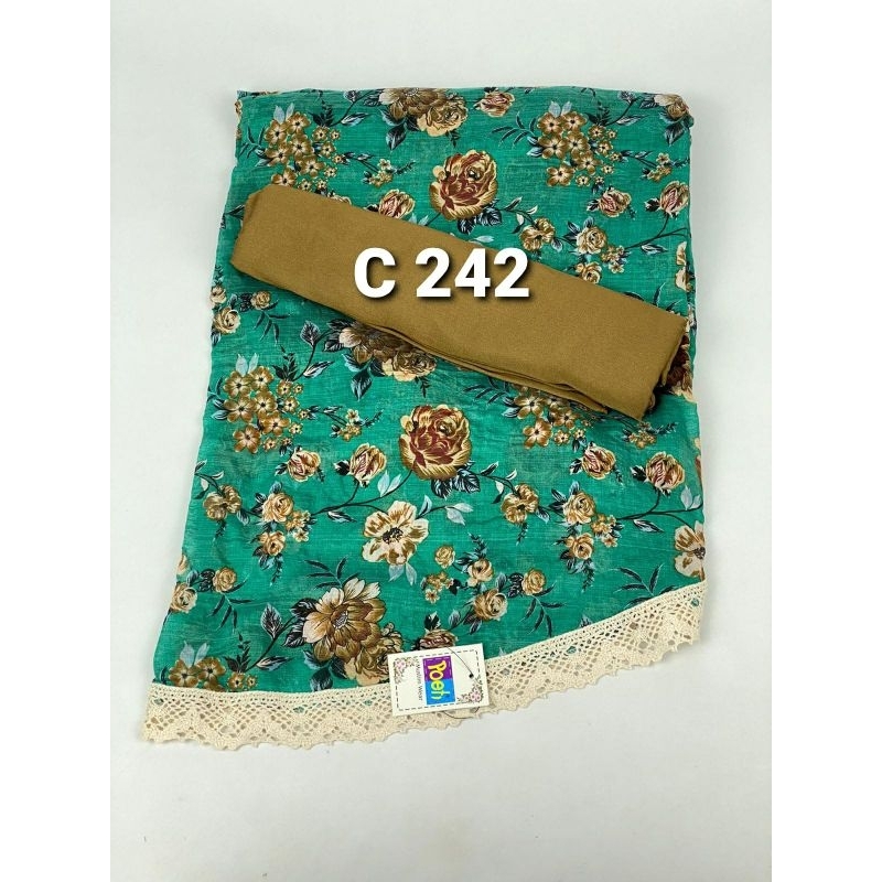 Mukena Poeti Motif silky premium sutra lokal lembit halus adem mukenah poety poeh dewasa travel box