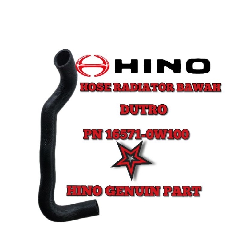 HOSE RADIATOR SELANG RADIATOR BAWAH HINO DUTRO