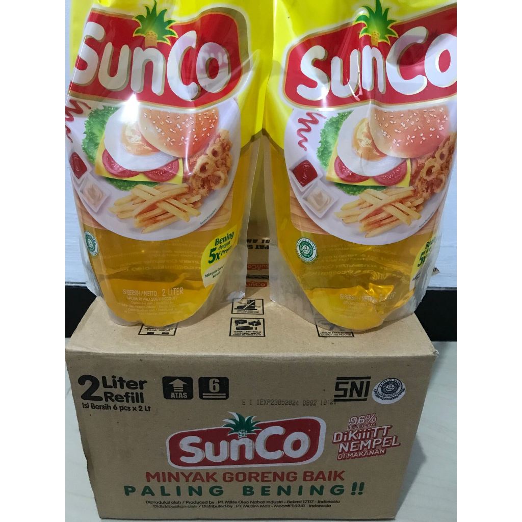 

minyak goreng kemasan 2 liter sunco