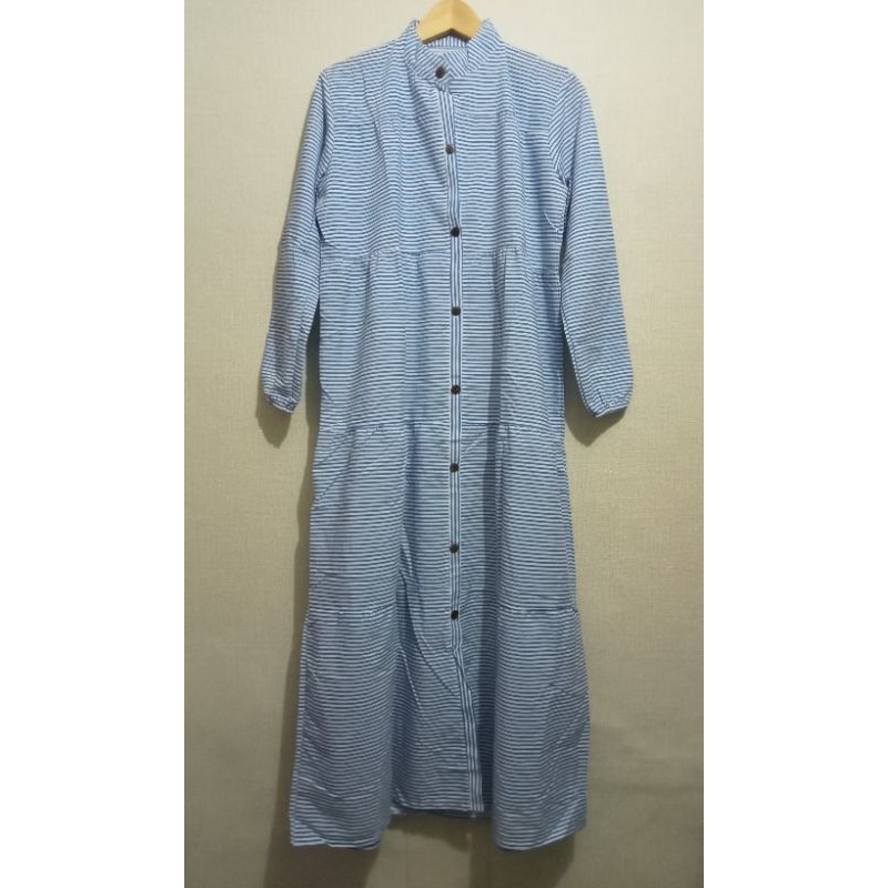 Free scarf - Gamis Salur biru