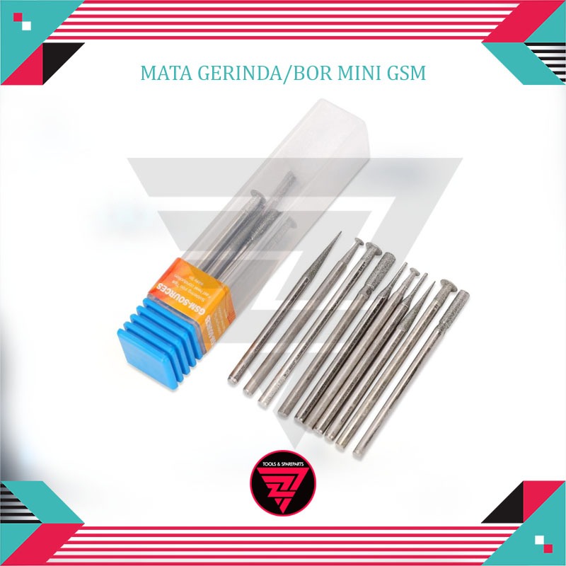 Z77 -  Mata Bor / Mata Gerinda for GSM  / Bor Mini Sett 2UUL Isi 10pcs Grinder Polish Pen 2UUL