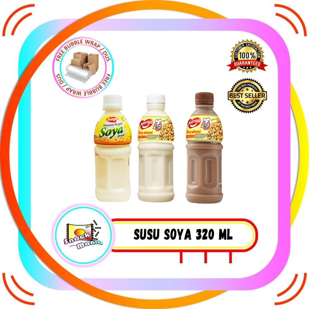 

Naraya Soya Botol Original Cokelat ~ 320 ml Soy Bean Milk Susu Kedelai