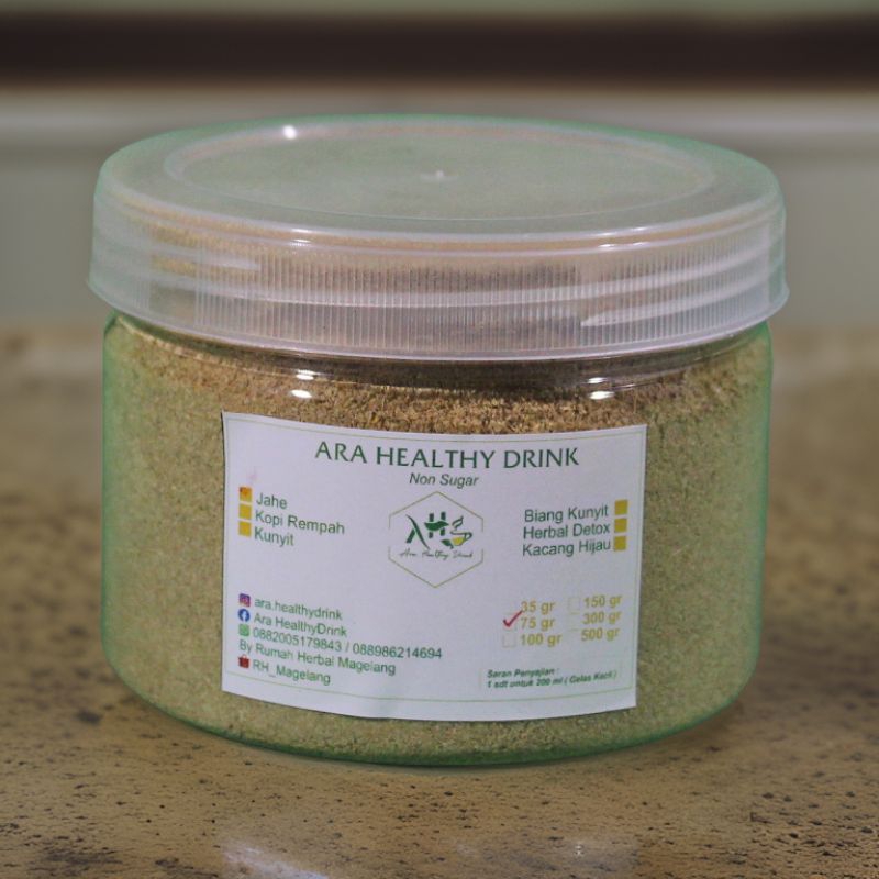 

Jahe Bubuk Tanpa Gula Kualitas 3 75G (Minuman Herbal Siap Seduh)