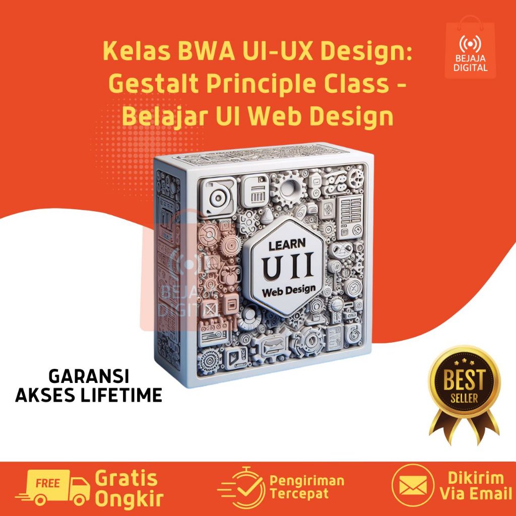 Kelas BWA UI-UX Design: Gestalt Principle Class - Belajar UI Web Design