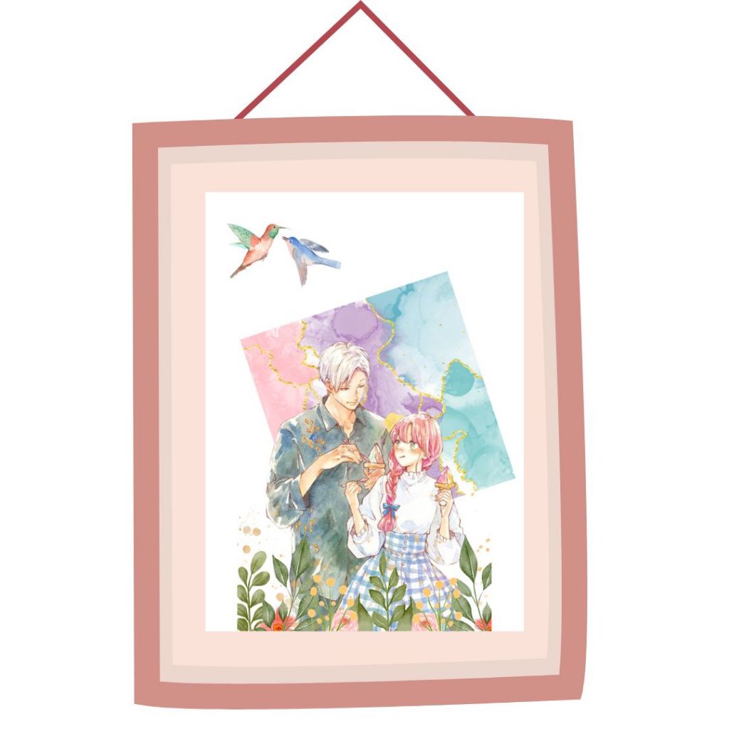 

Art Print Yubisaki to Renren / A Sign of Affection Art Print