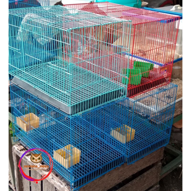 SANGKAR TERNAK UMBARAN KENARI BESI KANDANG BOX KECIL BURUNG CANARY SUGAR GLIDER PERKUTUT PUTER KUCIN