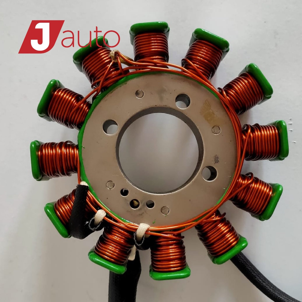 Spull Assy 12 Lilitan / Pole 93mm Kendaraan Motor Tiga Roda  Viar Kaisar Karya JialIing Fukuda Nozom