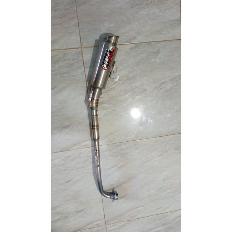 knalpot pro liner bebek netral supra jupiter vega smes