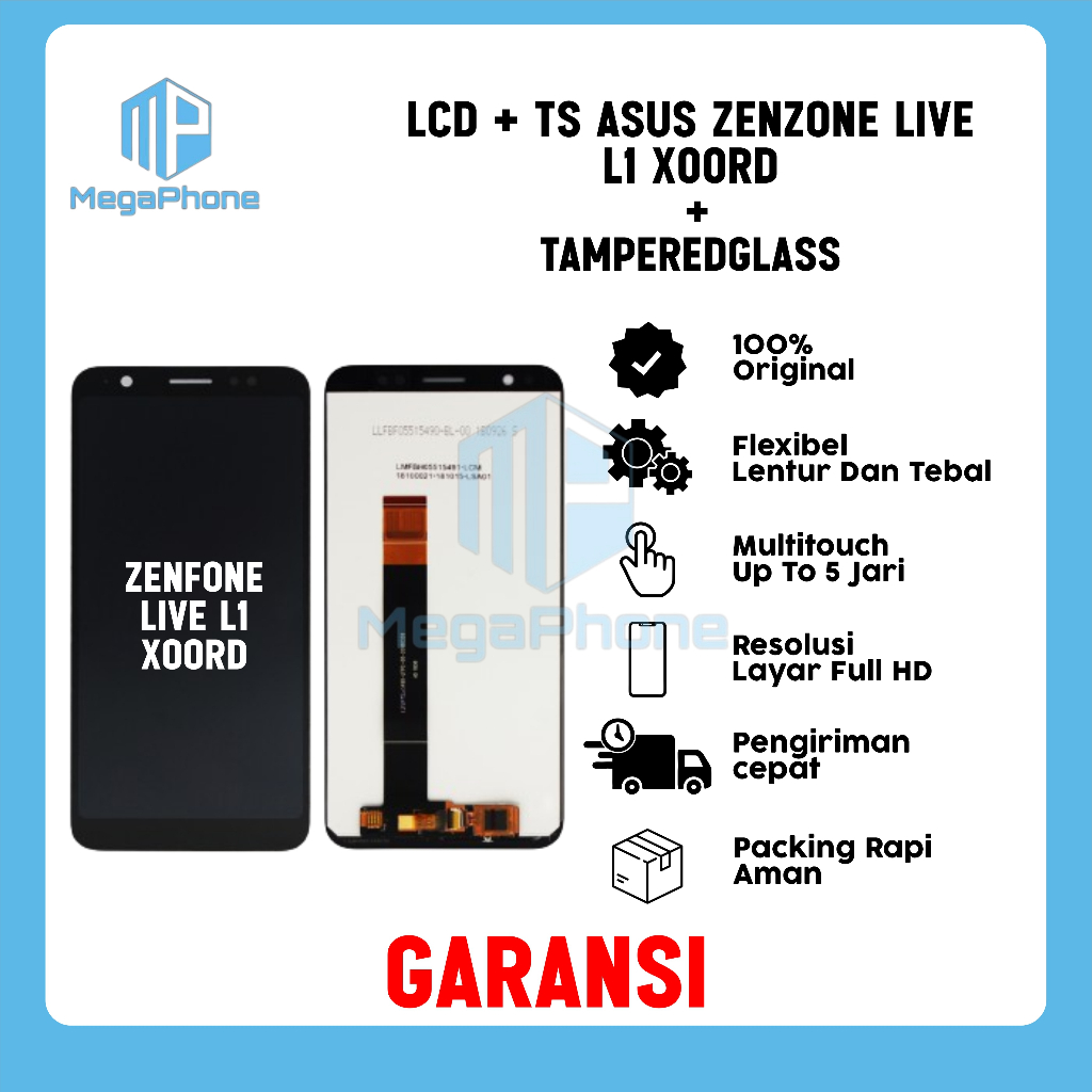 LCD + TS ASUS ZENZONE LIVE L1 (X00RD) FREE TEMPERGLASS
