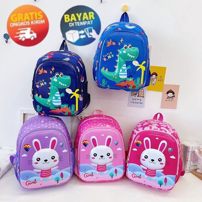1212 MALL MIKADO  BK168 TAS SEKOLAH TAS RANSEL ANAK KARAKTER TAS SEKOLAH ANAK TAS ANAK TK TASRANSELS