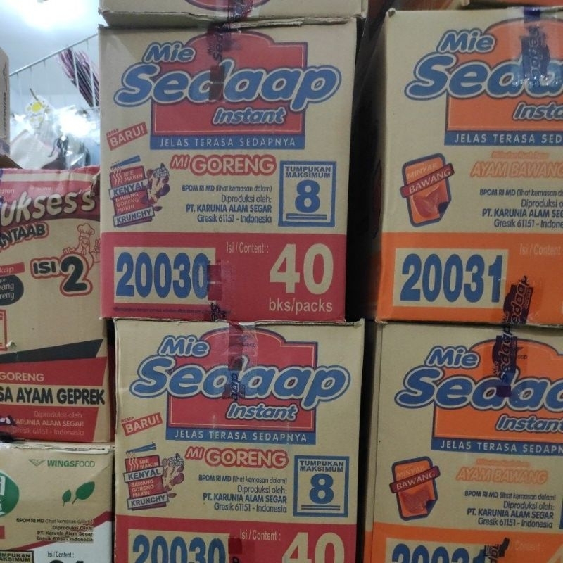 

SEDAP GORENG 1KTN ISI 40 PCS