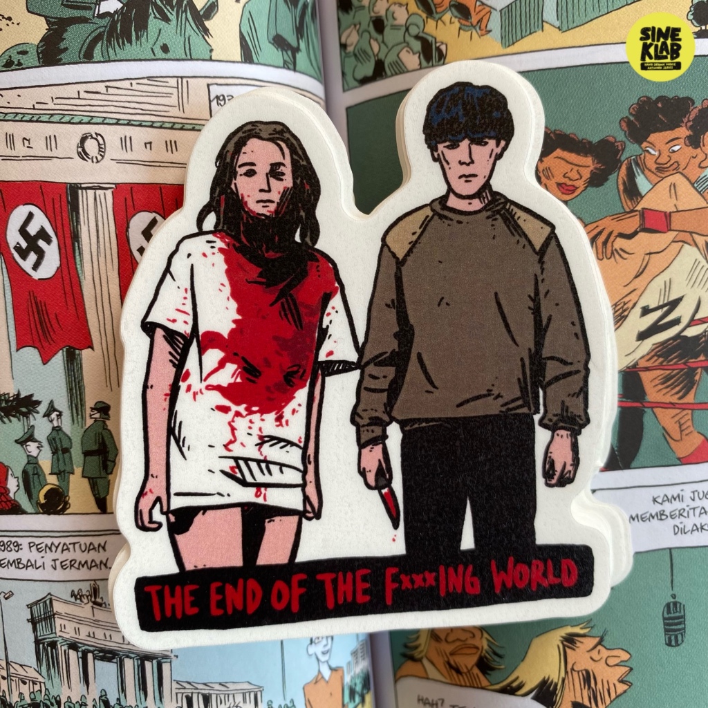

sineklab - Sticker Film THE END OF FXXXING THE WORLD - Edisi Sticker Film / Movie / Cinema / Series