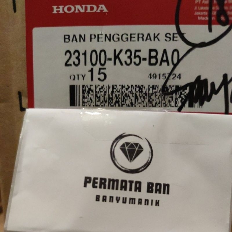 0V Belt+Roller Vario 125 LED K35 Honda AHM Kit Fan Bel FanBelt Belt Set CVT ORIGINAL AHM 100%