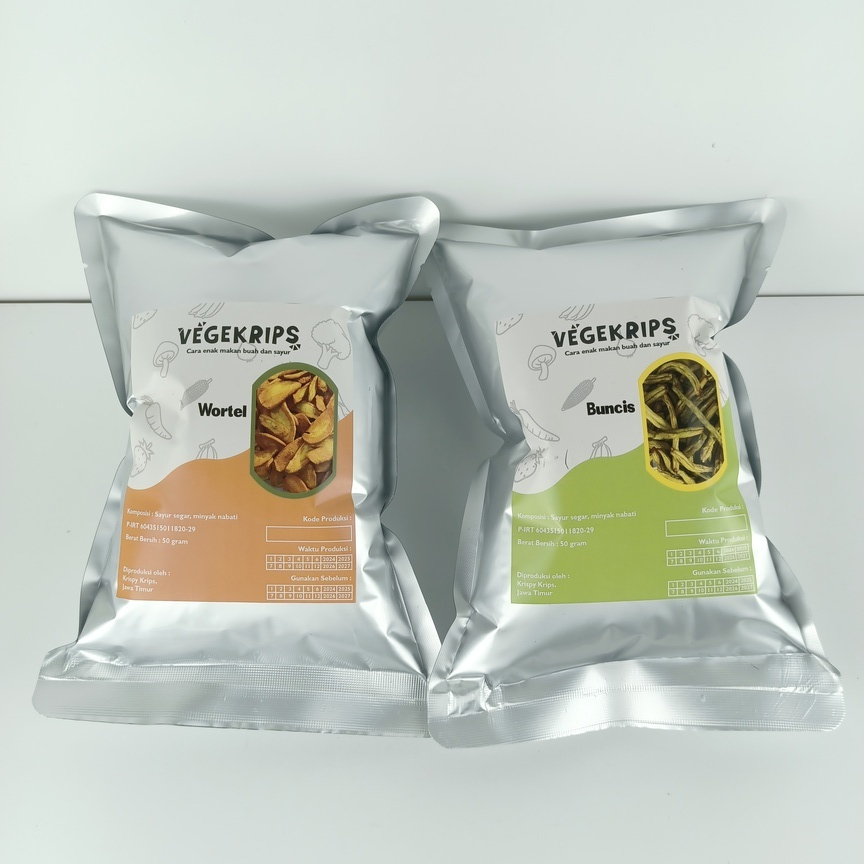 

Keripik Wortel 50 Gr FREE Buncis 50 Gr