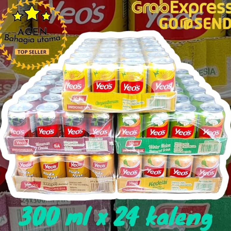 WKN378 MEGA ALE YEOS CINCAU KUNDUR KRISENTIMUM SARANG BURUNG LECI SOYA KALENG 3ml 1 dus