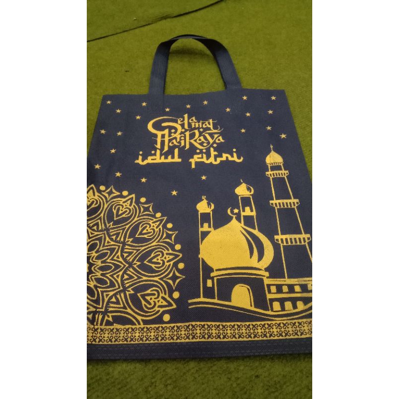 

tas pres sponbon ukuran 30 x 40 Lebel idul fitri
